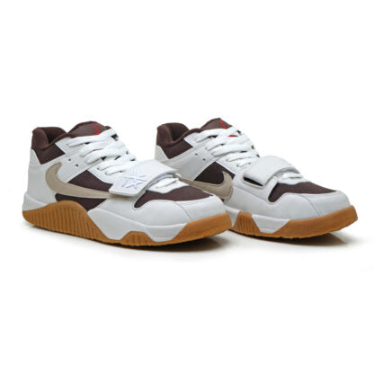 Jordan Travis scott jumpman Jack (Branco/marrom)