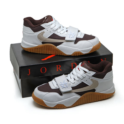 Jordan Travis scott jumpman Jack (Branco/marrom)